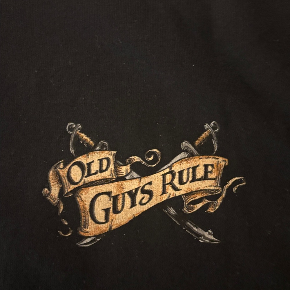 OLD GUYS RULE The Original Ancient Mariner BLACK SHIRT NWT - Large 🏴‍☠️ - Picture 2 of 9